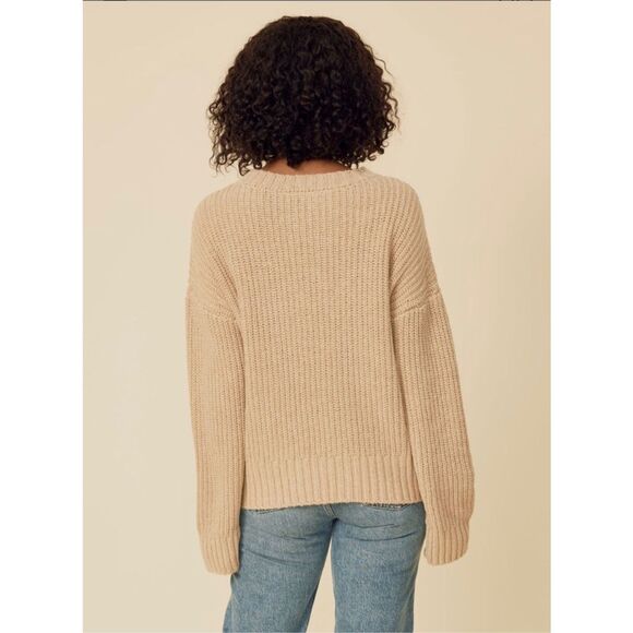 NWT Revolve One Grey Day Seymour Oversized Sweater Size Small - Picture 3 of 4